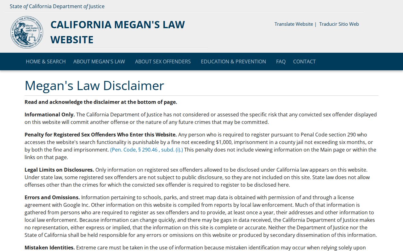 Poway neighbors research and California Megan's Law safety registry