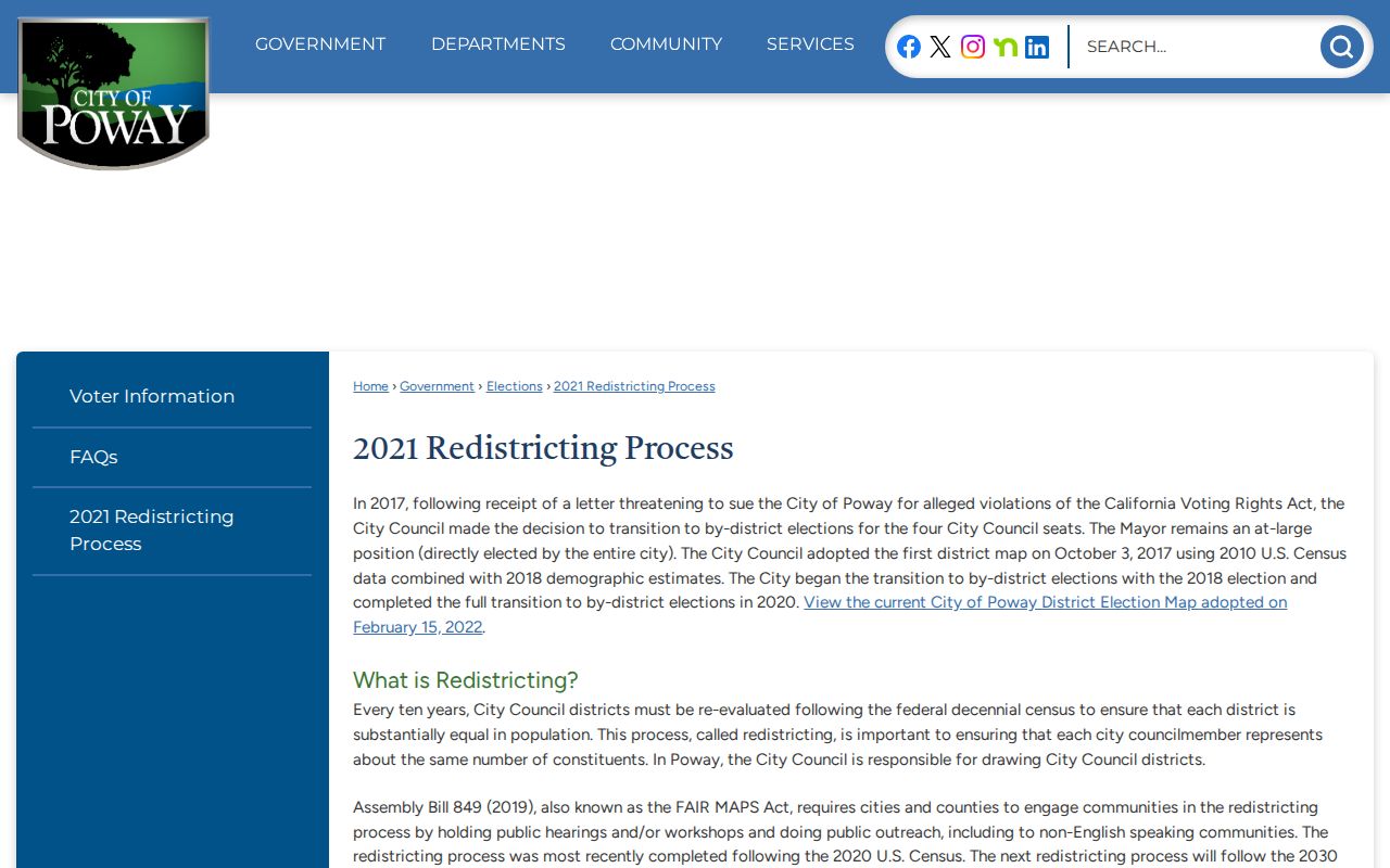 Poway ZIP code directory city district and community geography